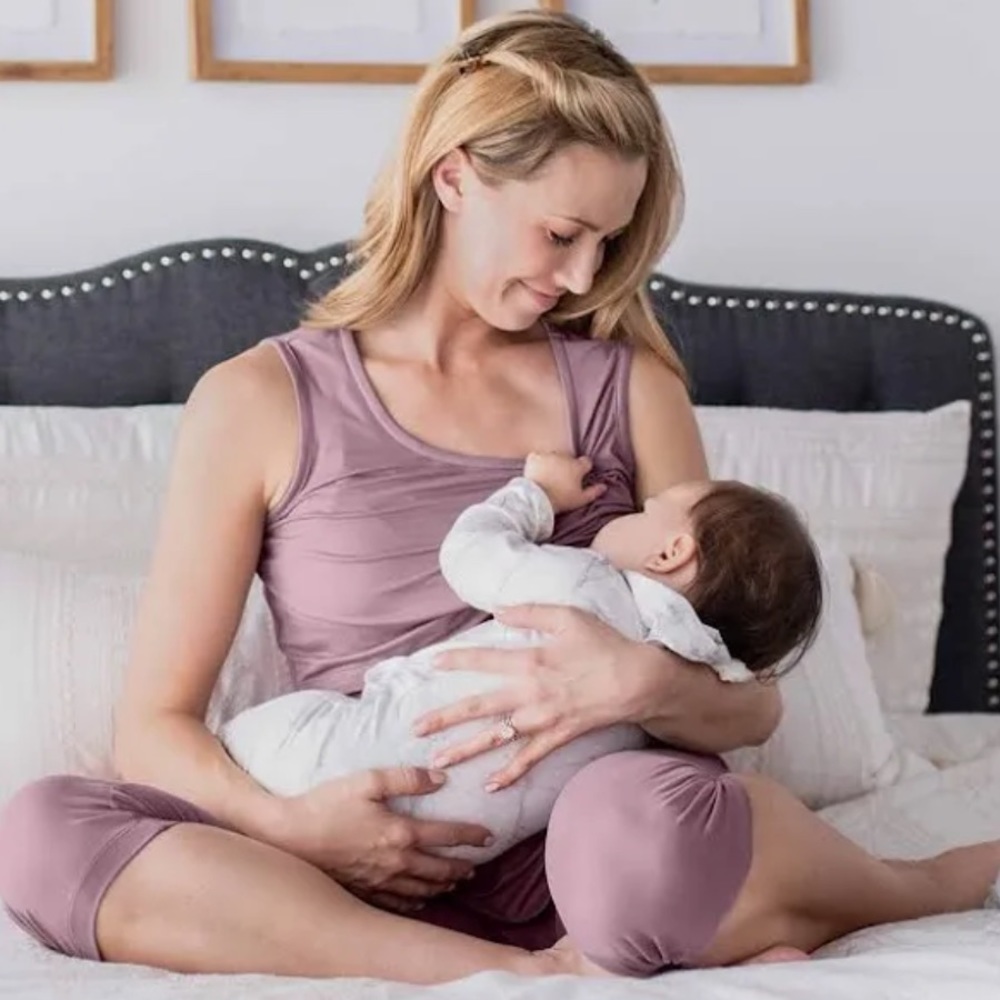 June Maternity & Nursing Tank & Capri Pajama Set
